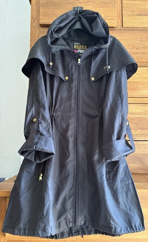 Denim parka hooded - denim, co