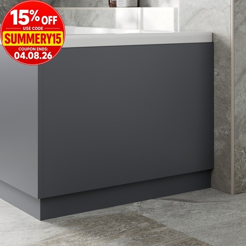 Modern bathroom 750mm end - modern, bath