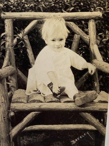 Vintage rppc photograph child - vintage,