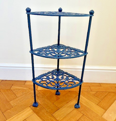 Vintage blue painted - vintage, cast
