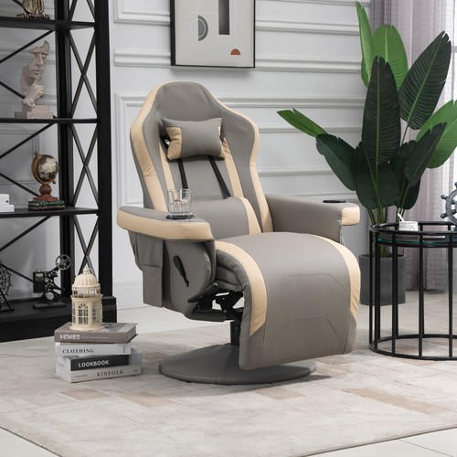 Manual recliner armchair - armchair, pu