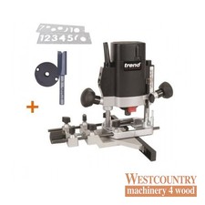 TREND T5EB 1/4" Plunge Router
