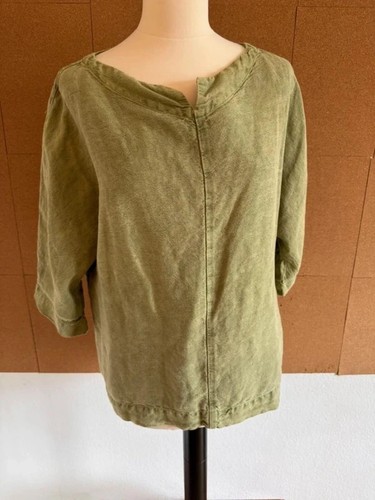 Ischiko linen tunic - linen, size