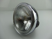 Black 8" Motorcycle Headlight