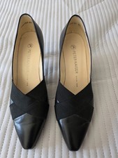 Peter kaiser black leather - black,
