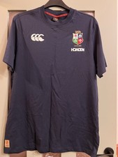 Canterbury British & Irish Lions Rugby T-Shirt – Size L Light Used