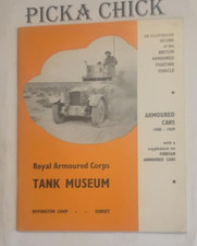 Royal Armoured Corps Tank Museum Armoured Cars 1900-1969 Booklet
