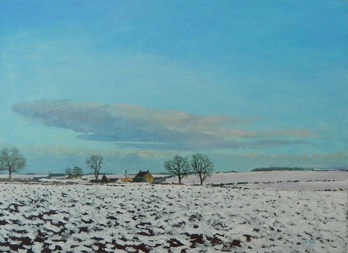 Snow the wolds yorkshire - on,