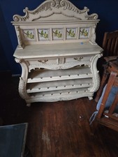  French Country Kitchen Dresser with Wine Rack 