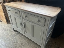 Priory Style Painted sideboard light grey 