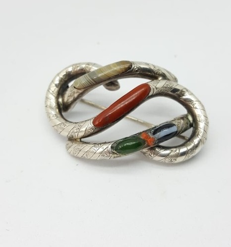 Victorian scottish silver knot - victorian,