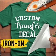 Eco Tech Fabric Decal Iron Transfer Premium PU Cotton Polyester Blend