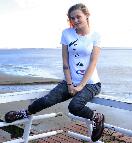 Ladies mod shirt scooter - ladies, tee