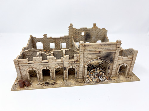Tobruk harbour warehouse - tobruk, ww2