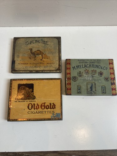 Vintage cigarette tins in - vintage,