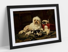 DOG AND PUPPIES, HENRIETTE