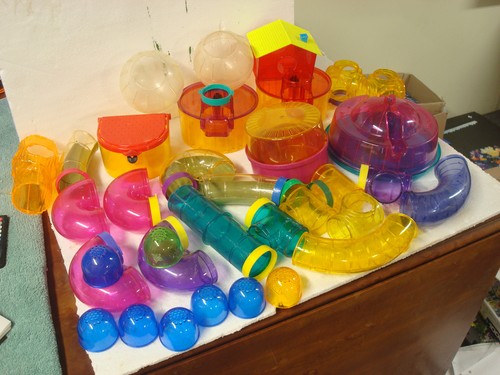 Hamster habitat tubes - , –