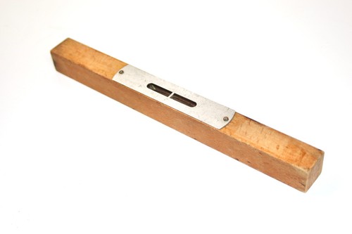 Vintage wooden spirit level - vintage,