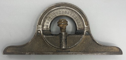 Vintage starrett protractor - starrett,