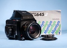 Mamiya M645 J 120 Film Medium Format SLR Camera Sekor 80mm f/2.8 C Lens * Superb
