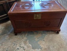 Chinese Carved Camphor Blanket