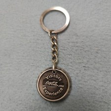 Coca Cola Visitors Experience Metal Keyring - RARE Hellenic excellence metal