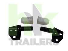 Front ramp hinge - pins, &