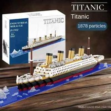 Titanic Building Blocks Set Bricks Ship Boat Cruise Wreck DIY Model Iceberg Gift