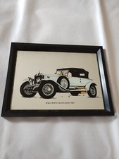 Vintage Rolls Royce Silver Ghost Classic Car Mirror 1960s 70s