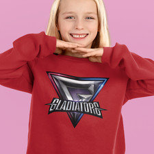 Personalised Gladiators Pullover Jumper - 90's TV Show Customised Present Gift