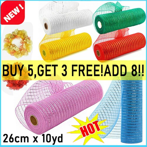 26cm 10yd roll deco - 10yd, mesh