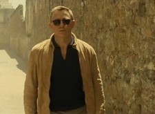 Men's James New Bond Daniel Craig Specter Morocco Blouson Suede Leather Jacket