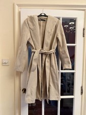 Zara Beige Camel Hooded Jacket