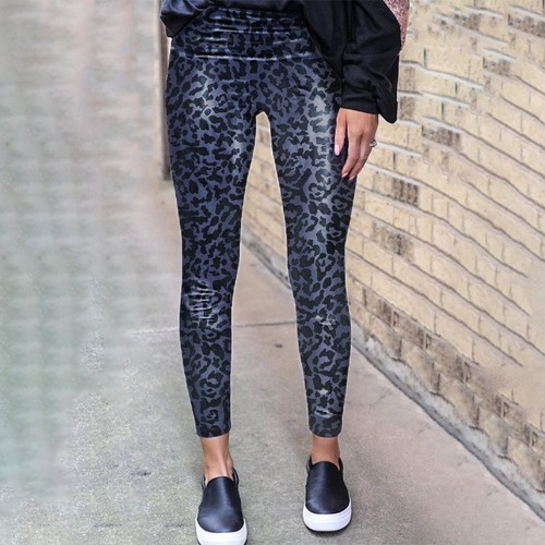 Womens high waist faux leather - high,
