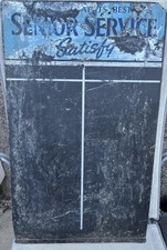 Senior Service Cigarettes Original Metal Darts Score Board Vintage Original