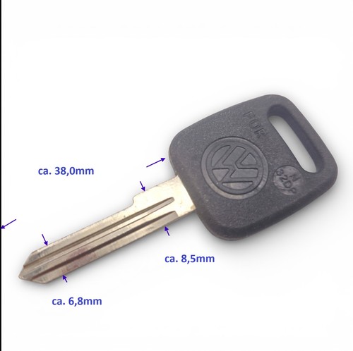 Blank car key shell - key,