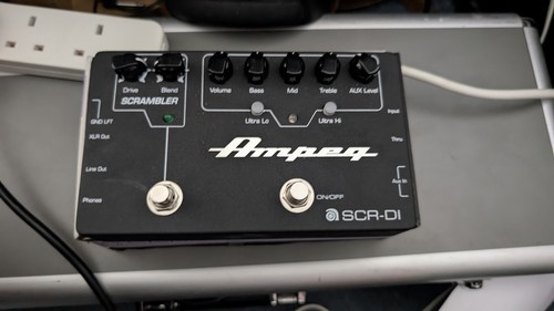 Ampeg scr bass preamp pedal - ampeg, scr-di