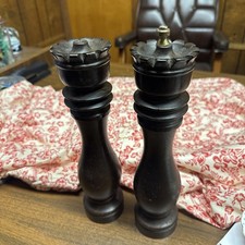 Vintage Wooden Salt Shaker And