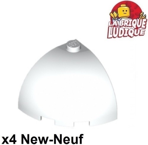 Lego round brick - 4x, corner