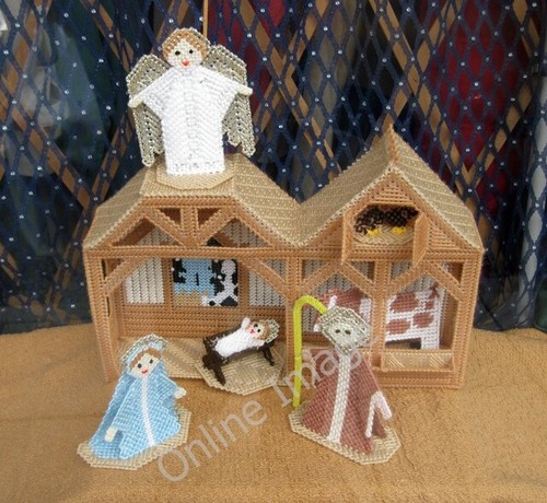Photo 6x4 christmas crib - 6x4, high