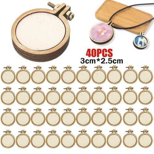 40pc mini embroidery - 40pc, hoop