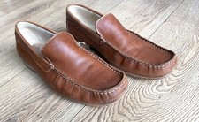 mens Tan loafers - delicious Junction / Mod / Northern /- size 9 / 43