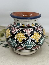 VINTAGE hand painted MOROCCAN