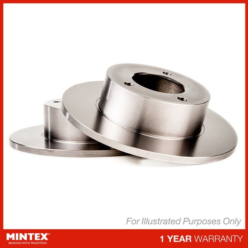 Brake discs solid for smart - 2x,