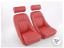 FKA Pair Red Bucket Seats