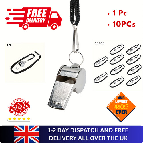 Metal referee whistle - referee,