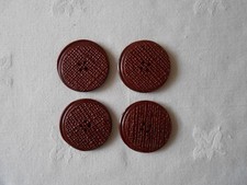 4 LARGE VINTAGE  BUTTONS