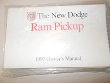 Owners Manual Guide Book Fits 1997 DODGE RAM PICKUP TRUCK M-194919