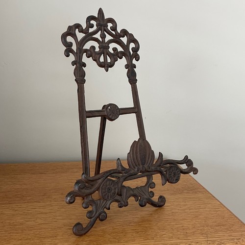Ornate cast metal tabletop - ornate,