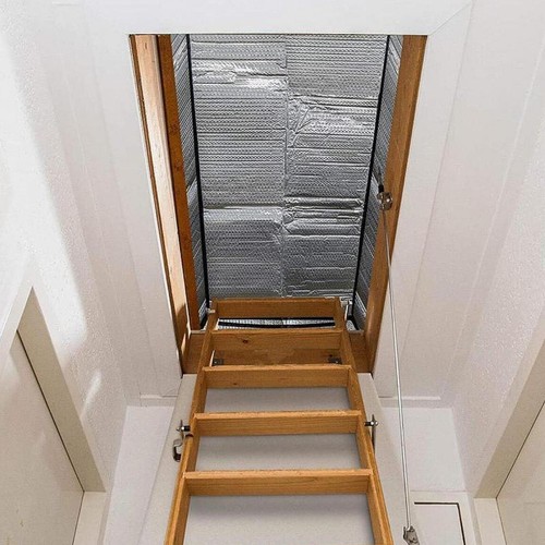 Attic stairs insulation - attic,